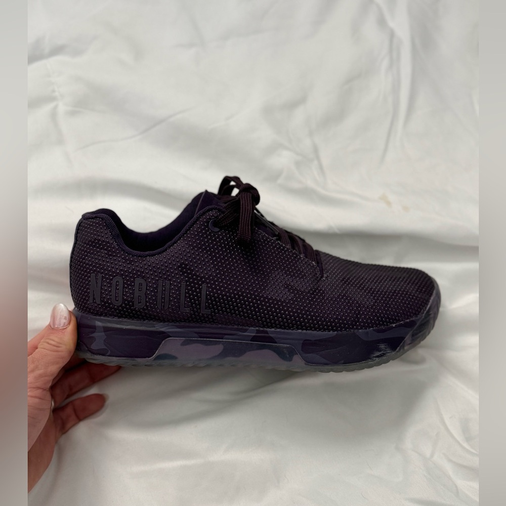 Nobull trainers plus size 10, purple cameo, only worn a few times.
